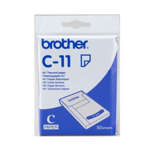 BROTHER Papel Térmico A7 (50 Hojas) , Brother , BROC11 , 4977766606264